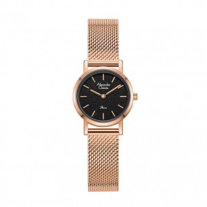 Alexandre Christie AC 2B66 Rosegold Black Steel LHBRGBA